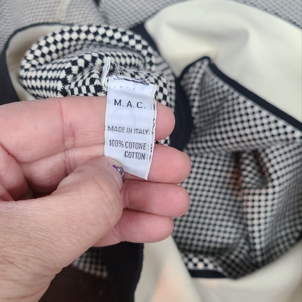 Gentry Portofino Checkered Jacket Size Medium - Picture 3 of 9